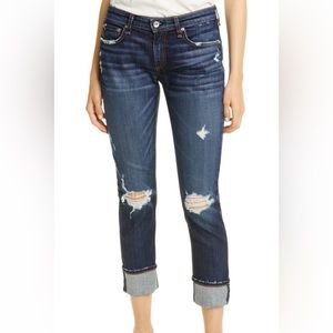 [rag & bone] the Dre ripped slim boyfriend jean size 26